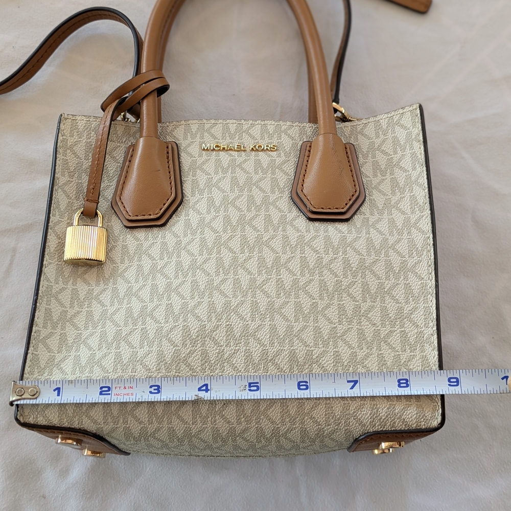 Michael Kors White and Tan Women's Bag - Picture 4 of 10